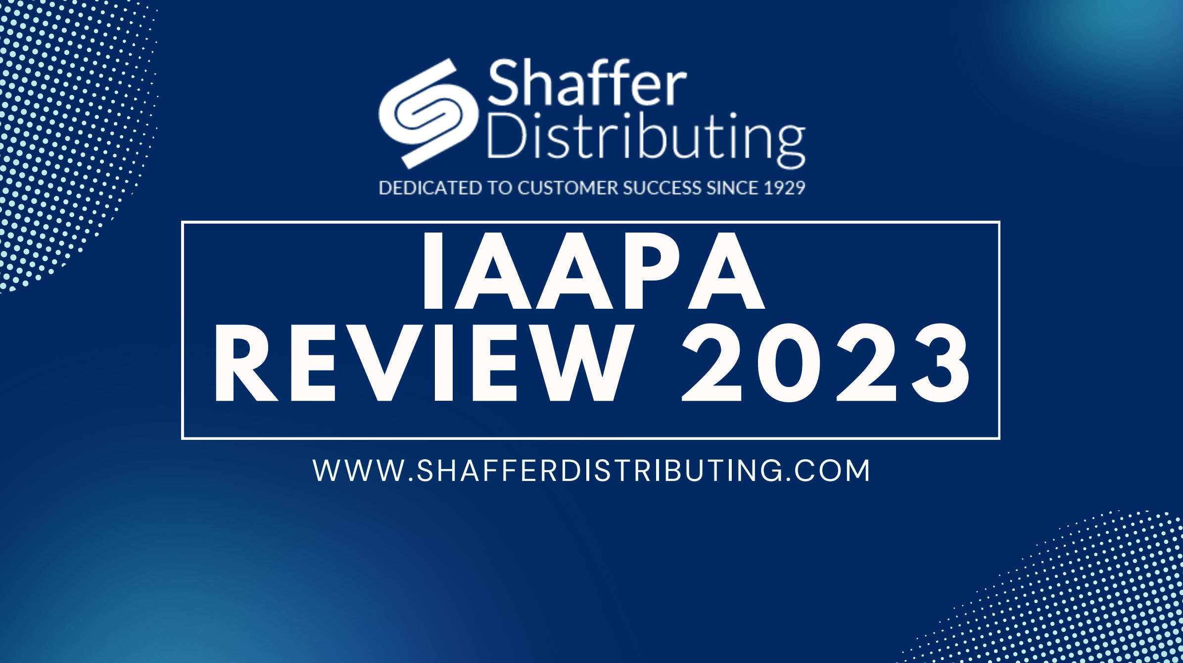Shaffer Distributing IAAPA Review 2023 1