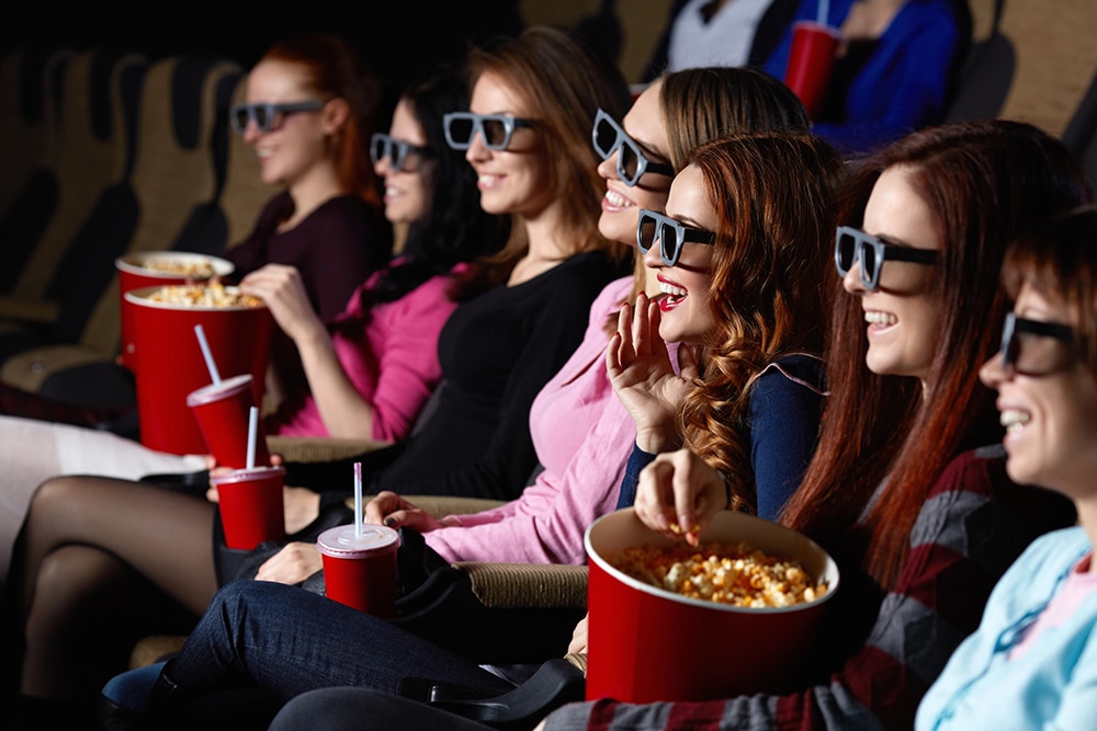 visitors watching a movie2